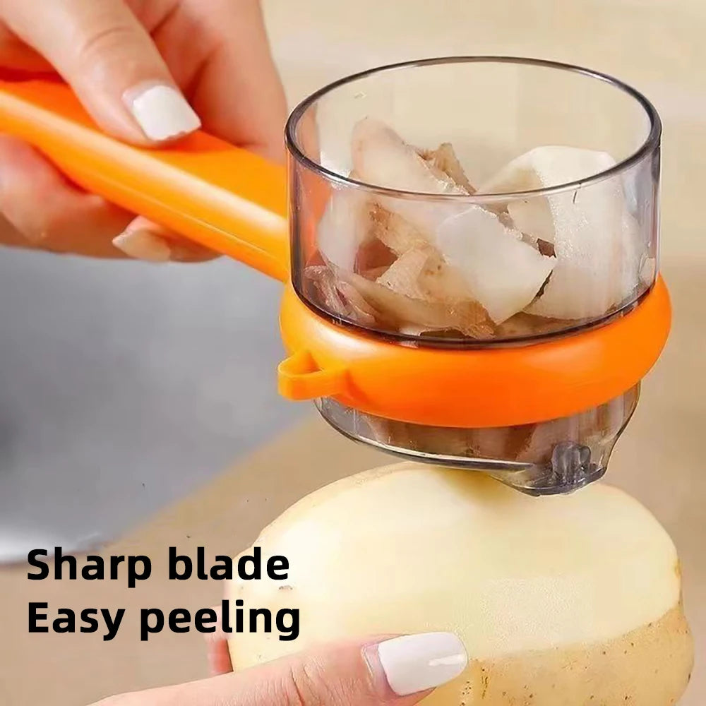 Multifunctional Peeler With Storage
