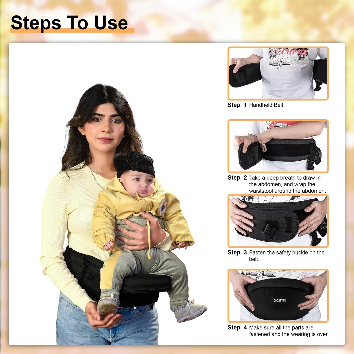 Adjustable Baby Hip Carrier