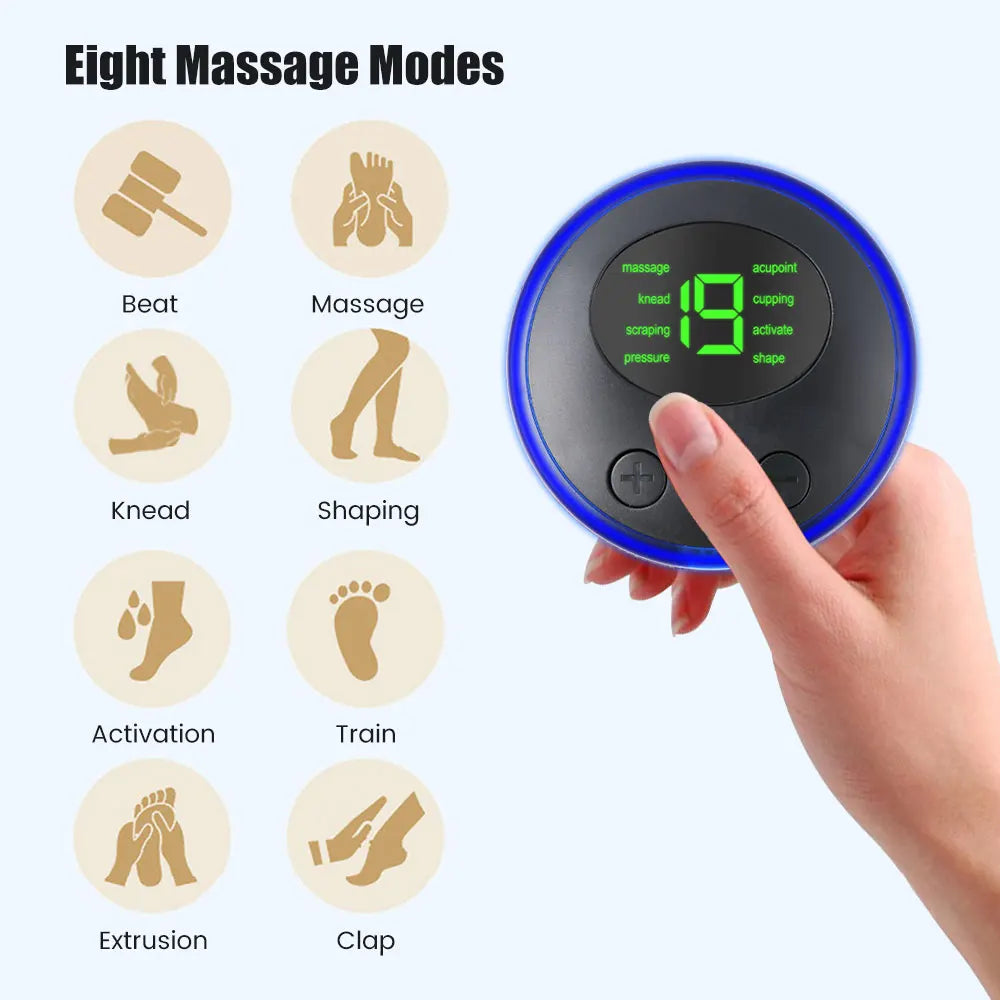 Remote Control Mini Portable EMS Neck Massager
