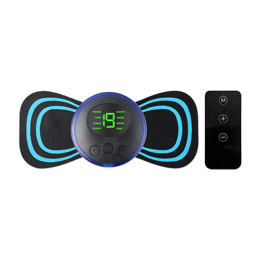 Remote Control Mini Portable EMS Neck Massager