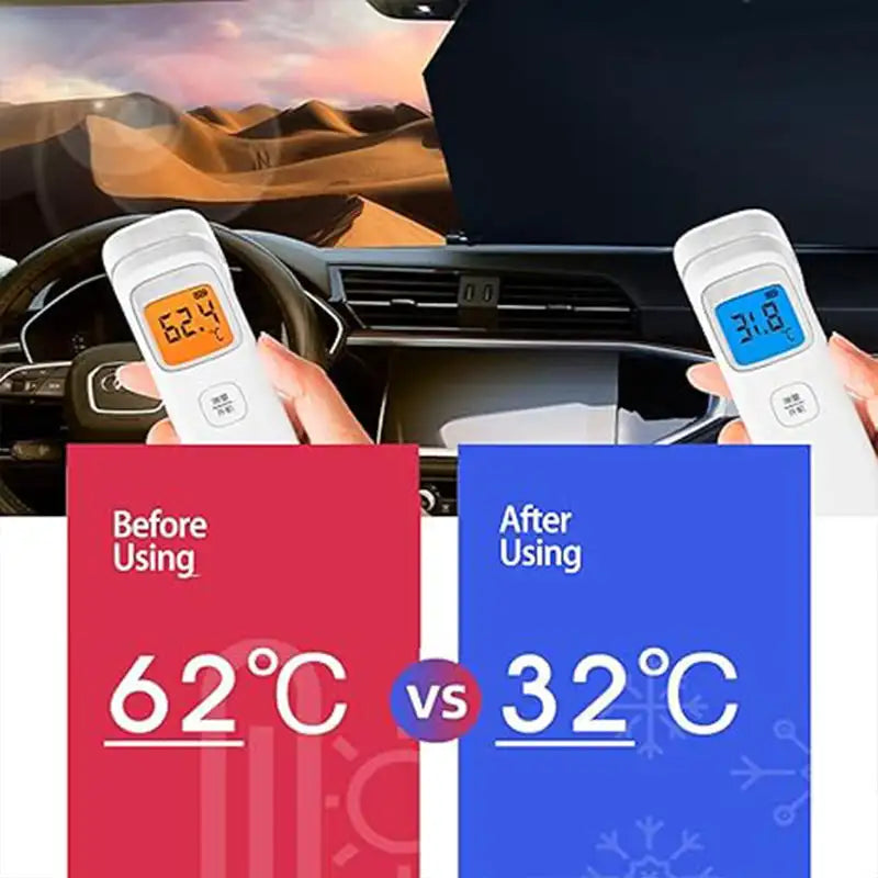 Retractable Windshield Sunshade