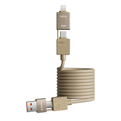 4 in1 Braided Magnetic Cable