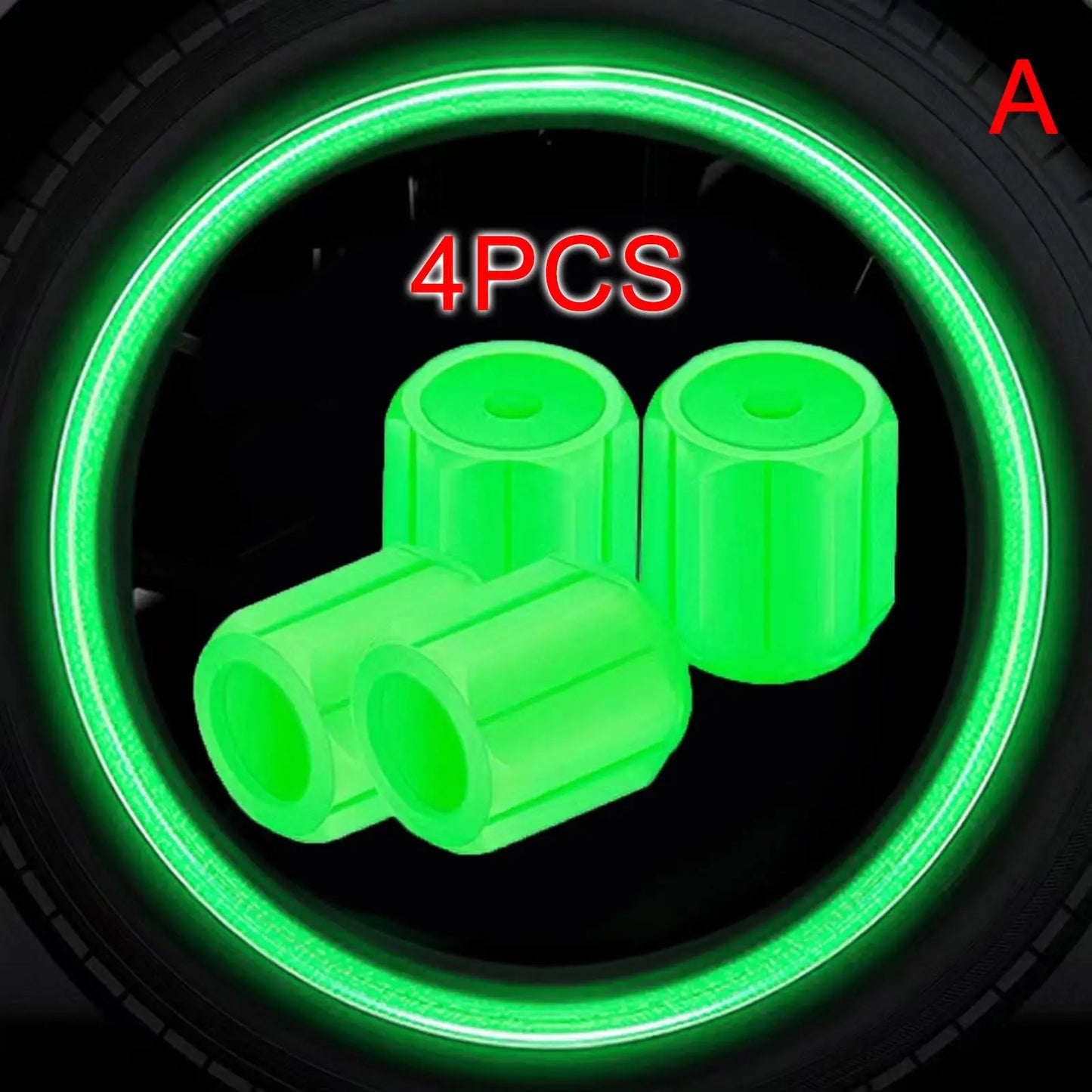 Luminous Tire Valve Caps