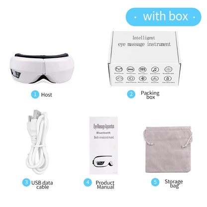 6D Smart Eye Massager with Bluetooth